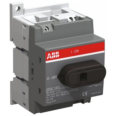 ABB 2 Pole DIN Rail Non Fused Isolator Switch - 25 A Maximum Current, IP20
