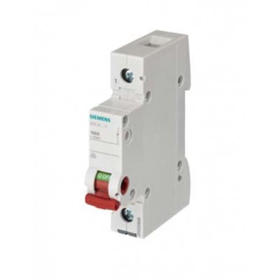 Siemens 5TL1191-1 1P Pole Isolator Switch - 100A Maximum Current