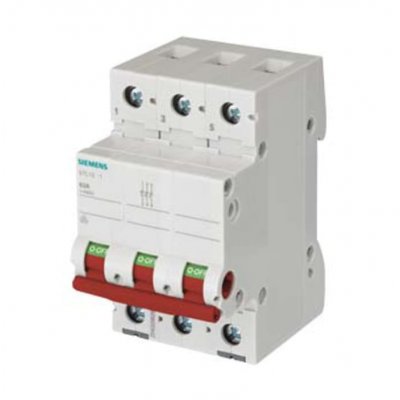 Siemens 5TL1363-1  3P Pole Isolator Switch - 63A Maximum Current