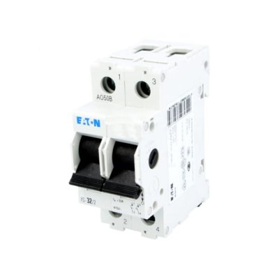 Eaton 276267 IS-32/2 2P Pole Isolator Switch - 32A Maximum Current, IP40