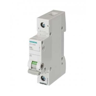 Siemens 5TL1140-0  1P Pole Isolator Switch - 40A Maximum Current