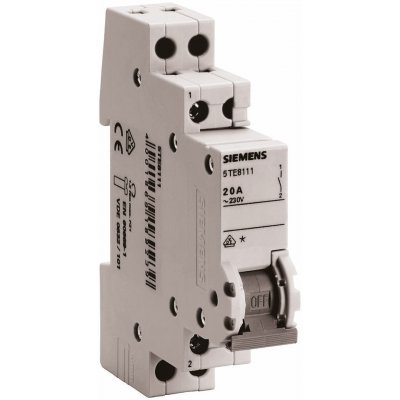 Siemens 5TE8111 1P Pole Isolator Switch - 20A Maximum Current