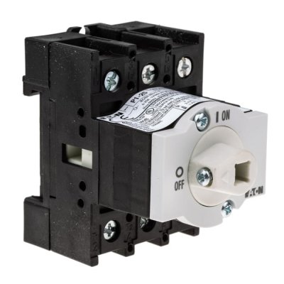 Eaton 172834 P1-25/XM 3P Pole Isolator Switch - 25A Maximum Current, 7.5kW Power Rating