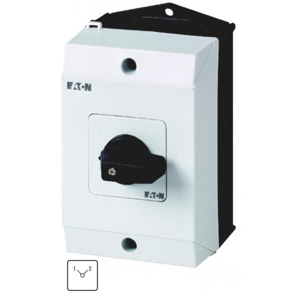 Eaton 207102 T0-2-8211/I1 2P Pole Isolator Switch -, 7.5kW Power Rating, IP65