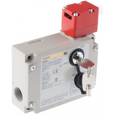 Omron D4BL-1CRA Solenoid Interlock Switch, Power to Unlock, 24 V dc