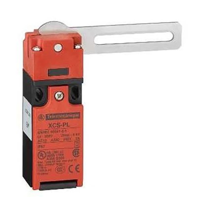 Preventa XCSPL Safety Limit Switch With Straight Lever Actuator, Nylon 66, Plastic, NC/NO