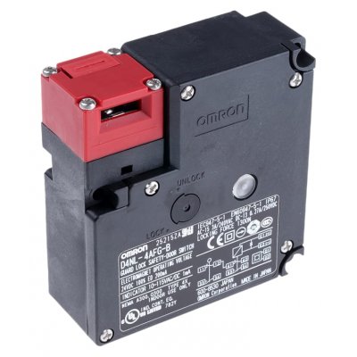 Omron D4NL-4AFG-B  Solenoid Interlock Switch, Power to Lock, 24 V dc
