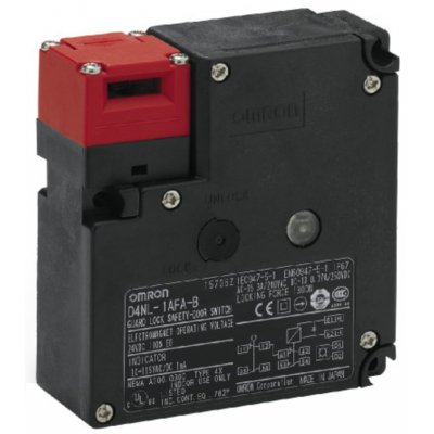 Omron D4NL-2EFA-B Solenoid Interlock Switch, Power to Unlock, 24 V dc