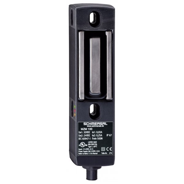 Schmersal MZM 100 Solenoid Interlock Switch, Power to Lock, 24 V dc