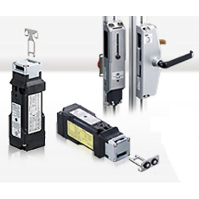 Idec HS6E-M44B05-G Safety Interlock Switch, 1NC (Lock Monitor), 1NC/1NC (Main), 2NC (Door Monitor)