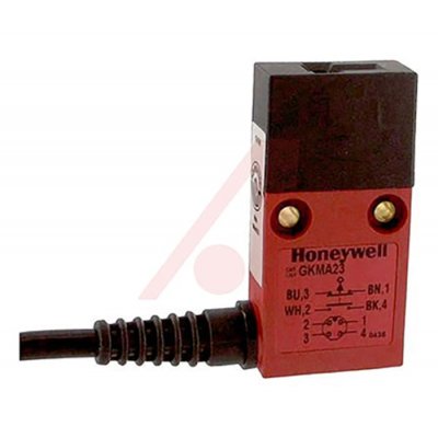 Honeywell GKMA33 GKM Safety Interlock Switch, 1NC/1NO, Key Actuator Included, Fibreglass