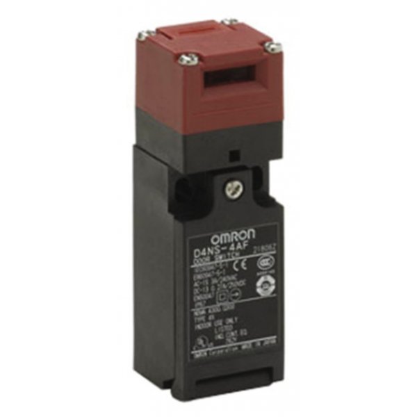 Omron D4NS1FF Safety Interlock Switch, 2NC/1NO, Key, Plastic