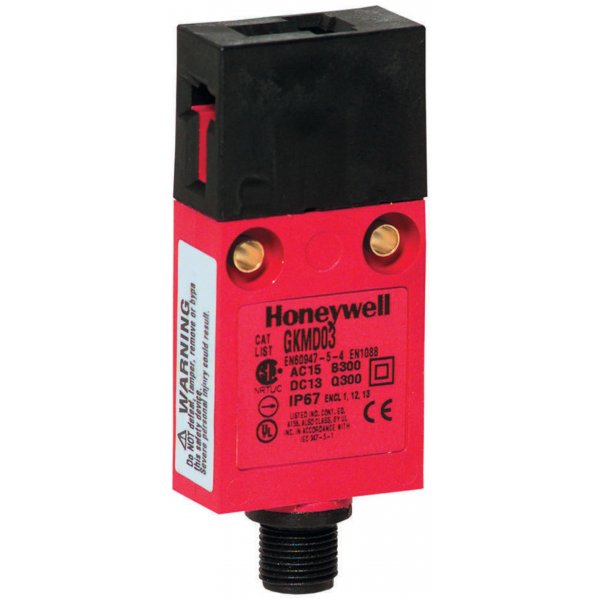 Honeywell GKMD03 GKM Safety Interlock Switch, 1NC/1NO, Key, Fibreglass