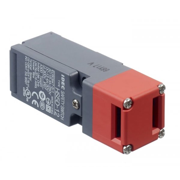 Idec HS5D-12RNP Safety Interlock Switch, 1NO/2NC, Handle, Plastic (Head)