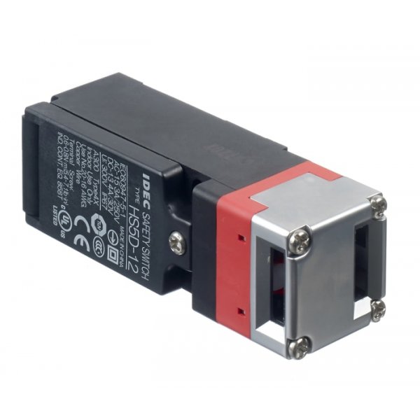 Idec HS5D-12ZRNM Safety Interlock Switch, 1NO/2NC, Handle, Metal (Head)