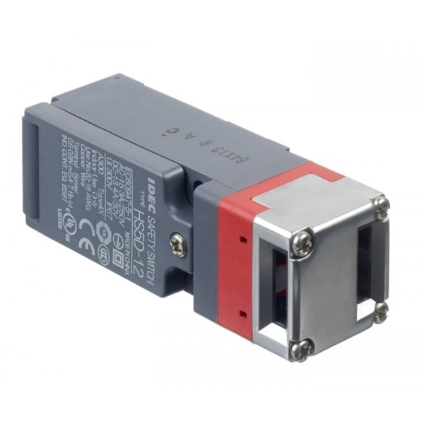 Idec HS5D-12ZRNP Safety Interlock Switch, 1NO/2NC, Handle, Metal (Head)