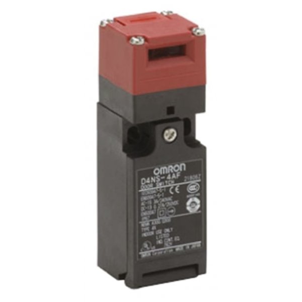 Omron D4NS-4DF Safety Interlock Switch, 3NC, Key, Plastic