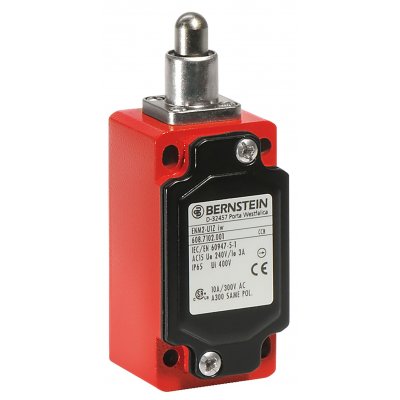 Bernstein AG 6097187095 ENM2-EX Limit Switch With Lever Actuator, Die Cast Aluminium, NO/NC ATEX