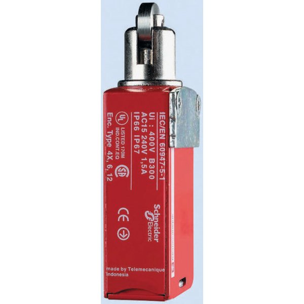 Telemecanique Sensors  XCSM3910L2  Safety Switch With Plunger Head Actuator
