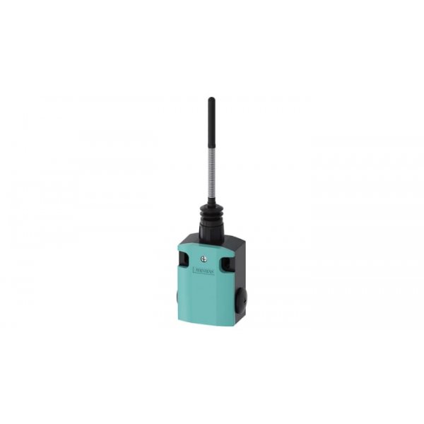 Siemens 3SE5122-0CR01 Snap Action Limit Switch - Metal, 1 NO/1 NC, Spring Rod, 400V, IP65/IP67