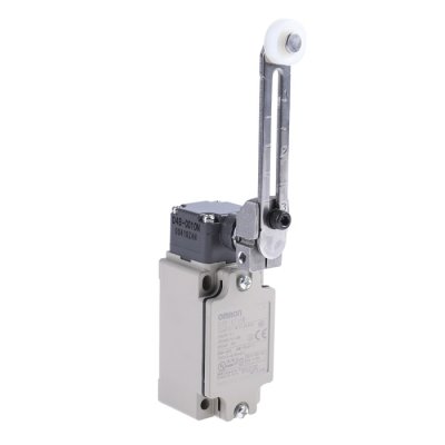 Omron D4B4116N  Safety Switch With Roller Lever Actuator, Metal, NO/NC