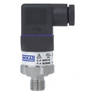 WIKA 50372483 Pressure Sensor for Oil , 5000psi Max Pressure Reading Analogue