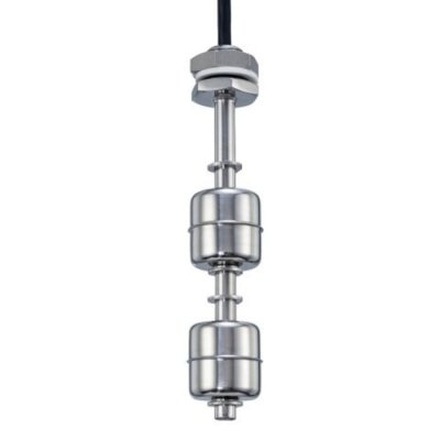 Cynergy3 SSF67B50B100 Cynergy3 Vertical Float Switch, Stainless Steel, NO/NC, Float, 1m