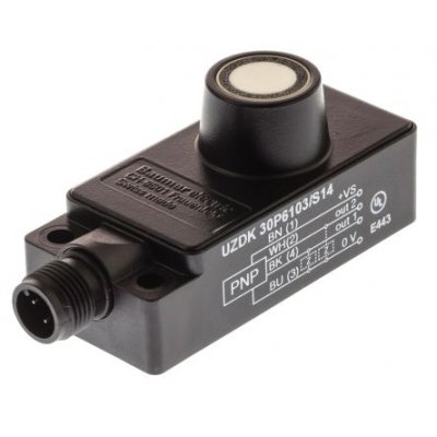 Baumer UZDK 30P6103/S14 Ultrasonic Sensor Block 100→1000mm