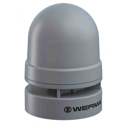 Werma 160.700.60 Werma EvoSIGNAL Mini Grey 2 Tone Electronic Sounder ,115-230 V, IP66
