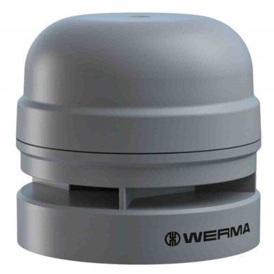 Werma 161.700.70 EvoSIGNAL Midi Series Grey 10-Tone Electronic Sounder, 12 V