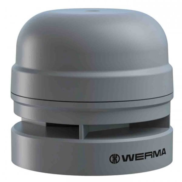 Werma 161.700.60 EvoSIGNAL Mini Series Grey 2-Tone Electronic Sounder, 115 → 230 V ac