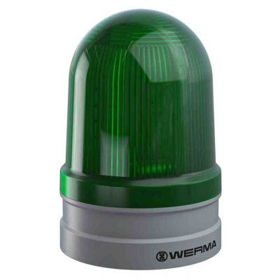 Werma 262.210.60 Werma EvoSIGNAL Maxi Green LED Beacon, 115 → 230 V ac, Base Mount