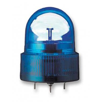 Schneider Electric XVR12B06 Schneider Electric Beacon Blue LED, Rotating Light Effect 24 V ac/dc