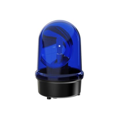Werma 883.530.75 Blue Rotating Beacon, 240 V, Base Mount, LED Bulb