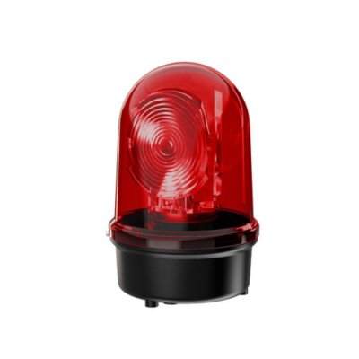 Werma 884.130.75 Werma Red LED Beacon, 24 V, Rotating, Base-Mounted