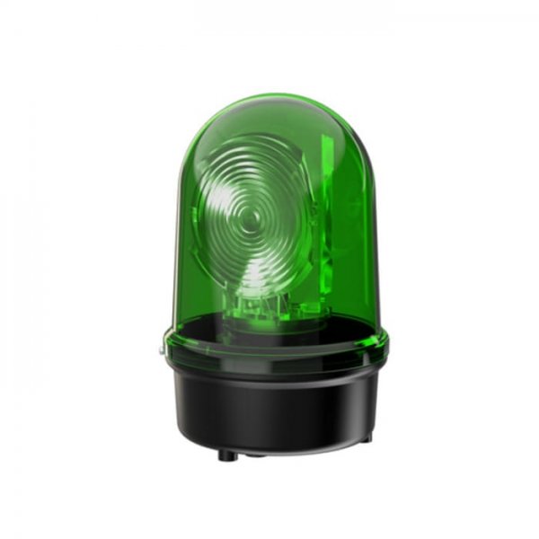Werma 884.230.75 Green Rotating Beacon, 24 V, Base Mount, LED Bulb