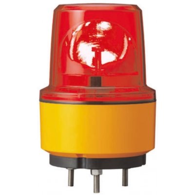 Schneider Electric XVR13B04L Red Rotating Beacon, 24 V ac/dc, Screw Mount, LED Bulb, IP42