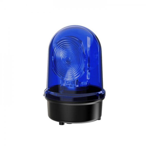 Werma 884.530.60 Blue Rotating Beacon, 115-230 V, Base Mount, LED Bulb