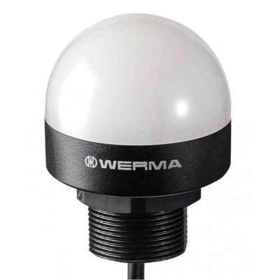 Werma 240.130.50 Werma MC55 Clear LED Beacon, 10 → 30 V dc, Base Mount