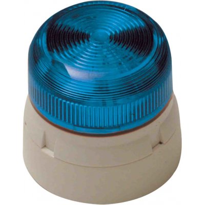 Klaxon QBS-0030 Blue LED Beacon, 230 V ac, Flashing, Base Mount