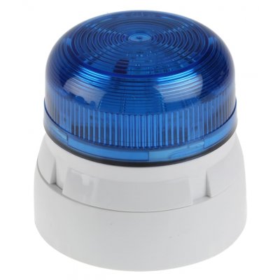 Klaxon QBS-0056 Flashguard QBS Blue Xenon Beacon, 12 V dc, 24 V dc, Flashing, Surface Mount