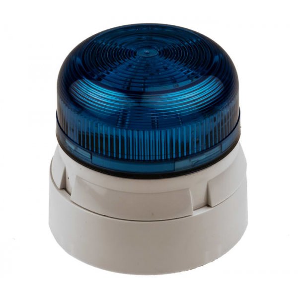 Klaxon QBS-0036 Flashguard QBS Blue Xenon Beacon, 12 V dc, 24 V dc, Flashing, Surface Mount