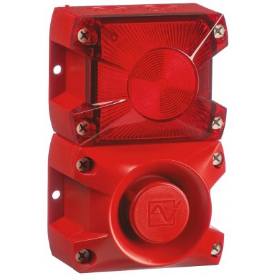 Pfannenberg 23311105000 PA X 1-05 Sounder Beacon 100dB, Red Xenon, 230 V ac
