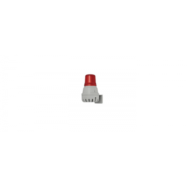 e2s H100TX24G/R Red Horn Beacon, 24 V dc, Surface Mount
