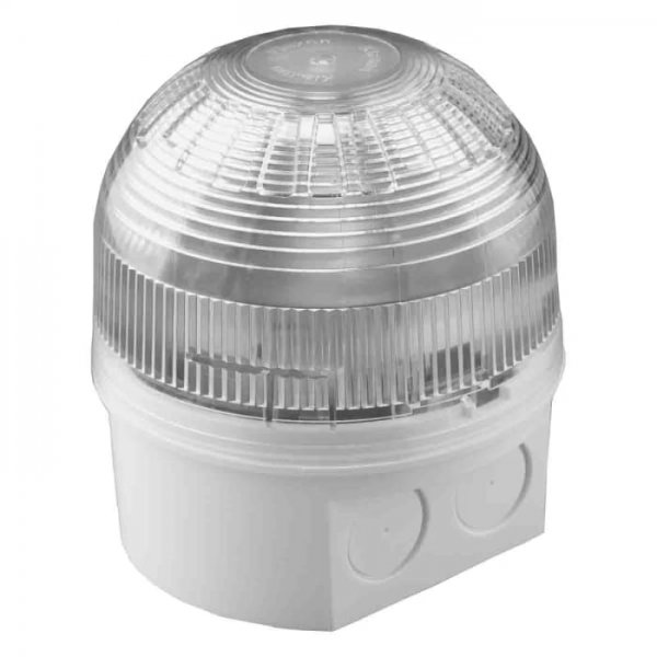 Klaxon PSC-0059 Sounder Beacon 106dB, Clear LED, 17 → 60 V dc, IP65