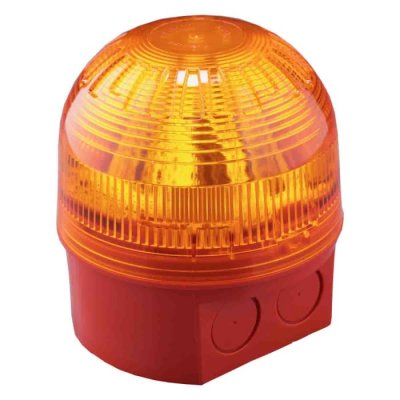 Klaxon PSC-0049 Klaxon Sounder Beacon 106dB, Amber LED, 17 → 60 V dc, IP65