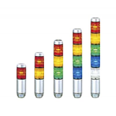 Patlite MPS-402-RGBY Patlite LED Signal Tower, 4 Light Elements, Red/Yellow/Green/Blue, 24 V ac/dc