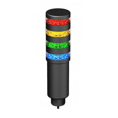 Banner TL50ZGYRA Banner LED Beacon Tower With Buzzer, 3 Light Elements, 85 → 264 V ac