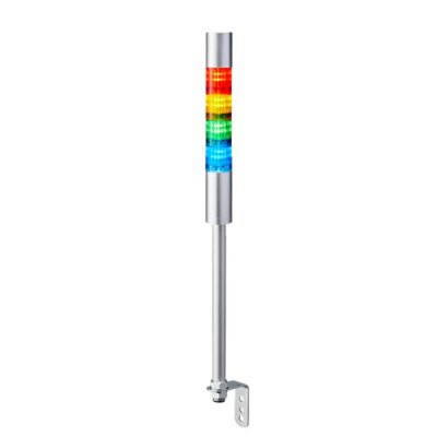 Patlite LR4-402LJBU-RYGB Patlite LED Signal Tower With Buzzer, 4 Light Elements, Red/Yellow/Green/Blue, 24 V dc