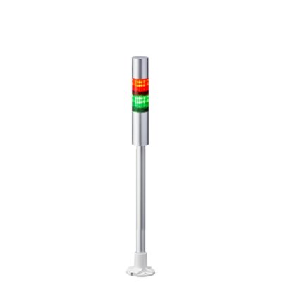Patlite LR4-202PJBU-RG Patlite LED Signal Tower With Buzzer, 2 Light Elements, Red/Green, 24 V dc